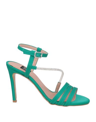 Islo Isabella Lorusso Woman Sandals Emerald Green Size 11 Textile Fibers