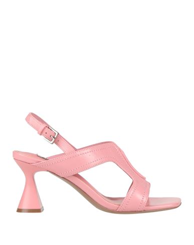 Bibi Lou Woman Sandals Pink Size 11 Leather