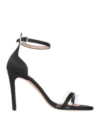 Islo Isabella Lorusso Woman Sandals Black Size 7 Textile Fibers, Plastic