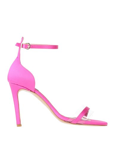 Islo Isabella Lorusso Woman Sandals Fuchsia Size 8 Textile Fibers, Plastic In Pink