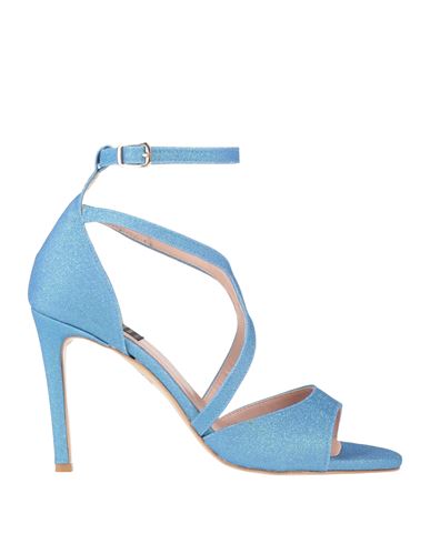 Islo Isabella Lorusso Woman Sandals Azure Size 11 Textile Fibers In Blue