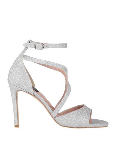 Islo Isabella Lorusso Woman Sandals Silver Size 10 Textile Fibers