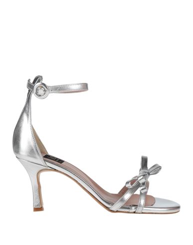 Islo Isabella Lorusso Woman Sandals Silver Size 11 Textile Fibers
