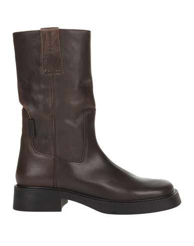 Miista Woman Knee Boots Dark Brown Size 10.5 Soft Leather