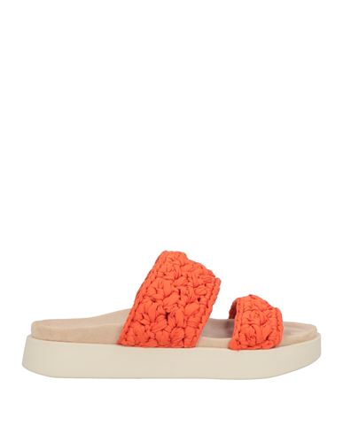 Inuikii Woman Sandals Orange Size 7 Textile Fibers In Orange