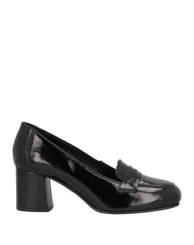 Cafènoir Woman Loafers Black Size 11 Leather