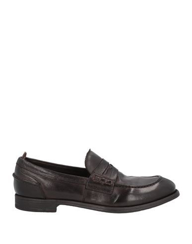 Officine Creative Italia Man Loafers Dark Brown Size 9 Soft Leather