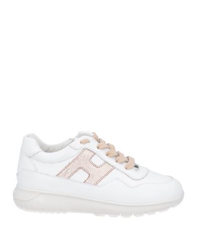 Hogan Toddler Girl Sneakers White Size 9.5c Soft Leather In White