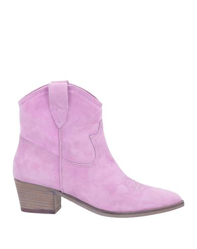 The Seller Woman Ankle Boots Lilac Size 9.5 Leather In Purple