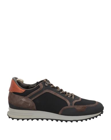 Officine Creative Italia Man Sneakers Black Size 9 Soft Leather, Textile Fibers