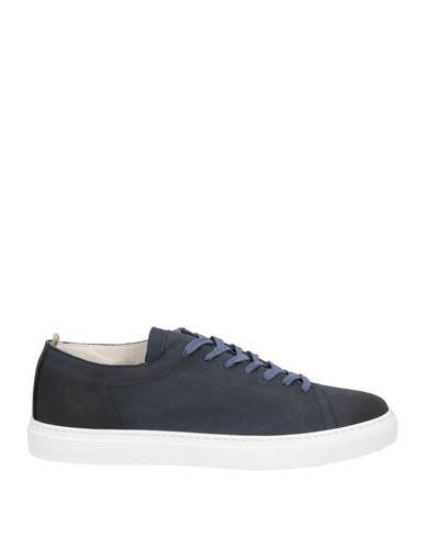 Officine Creative Italia Man Sneakers Navy Blue Size 11.5 Soft Leather