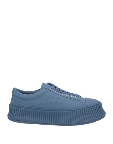 JIL SANDER JIL SANDER WOMAN SNEAKERS NAVY SIZE 8 TEXTILE FIBERS 