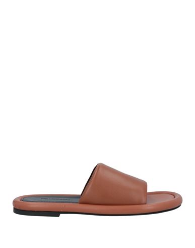 Shop Jw Anderson Man Sandals Brown Size 8 Soft Leather