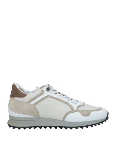 Officine Creative Italia Man Sneakers Off White Size 8 Soft Leather, Textile Fibers
