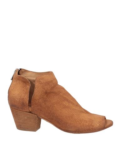 OFFICINE CREATIVE ITALIA OFFICINE CREATIVE ITALIA WOMAN ANKLE BOOTS TAN SIZE 7.5 LEATHER