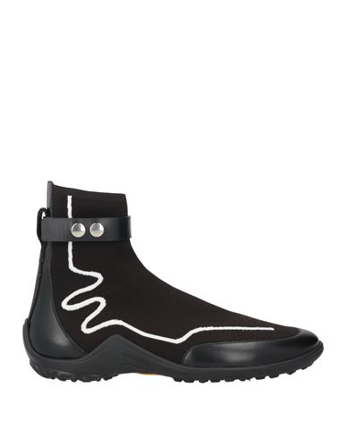 Proenza Schouler Woman Sneakers Black Size 8 Textile Fibers, Soft Leather