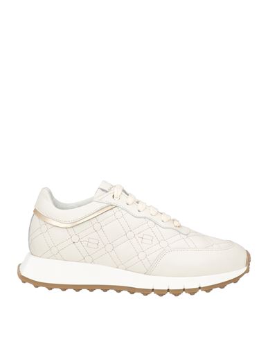 Baldinini Woman Sneakers Off White Size 11 Soft Leather