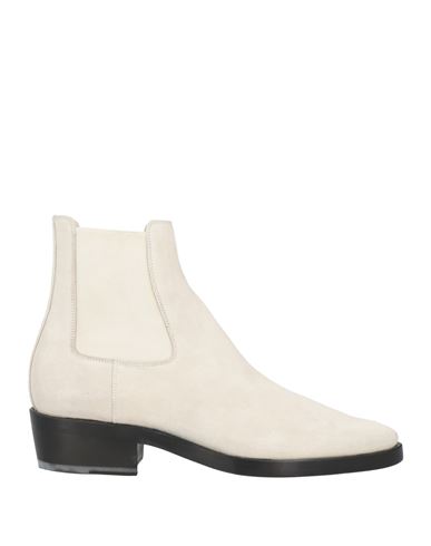 Fear Of God Man Ankle Boots Off White Size 12 Leather