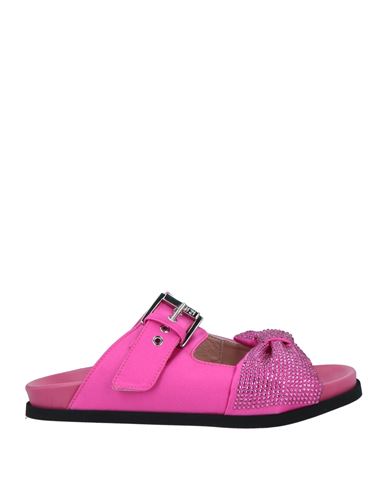 N°21 Woman Sandals Fuchsia Size 10 Textile Fibers In Pink