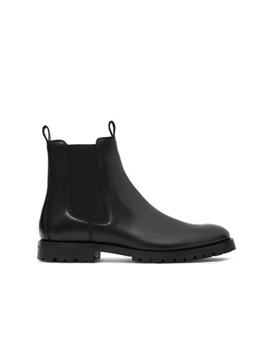 Cos Leather Chelsea Boots In Black