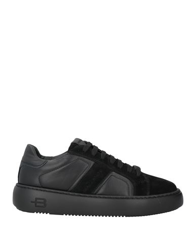 Baldinini Man Sneakers Black Size 13 Soft Leather