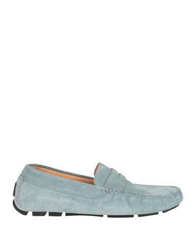 Boemos Man Loafers Turquoise Size 13 Soft Leather In Blue