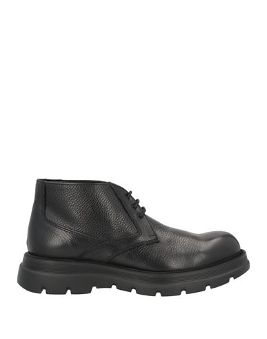 Baldinini Man Ankle Boots Black Size 13 Soft Leather