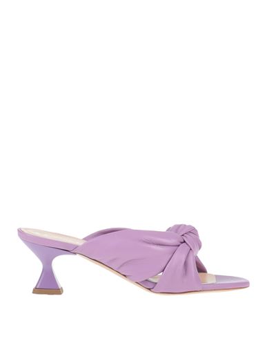 Marc Ellis Woman Sandals Lilac Size 10 Soft Leather In Purple