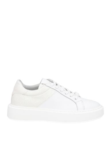 Baldinini Woman Sneakers White Size 11 Calfskin
