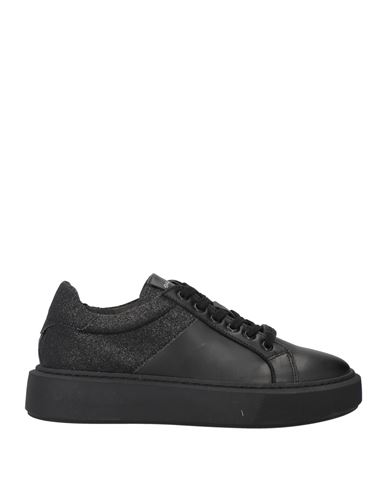Baldinini Woman Sneakers Black Size 11 Calfskin