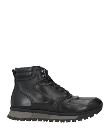 Baldinini Man Sneakers Black Size 13 Calfskin