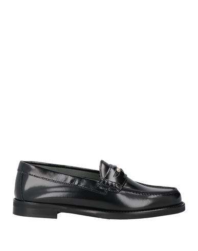 Baldinini Woman Loafers Black Size 11 Soft Leather