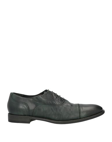 Paul Smith Man Lace-up Shoes Dark Green Size 11 Soft Leather