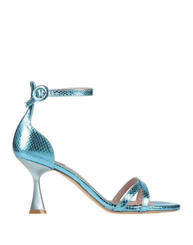Shop Islo Isabella Lorusso Woman Sandals Azure Size 8 Textile Fibers In Blue