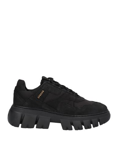 Copenhagen Studios Woman Sneakers Black Size 8 Soft Leather, Textile Fibers