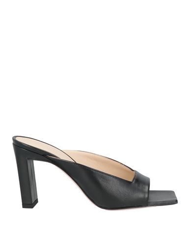 Wandler Woman Sandals Black Size 8 Lambskin