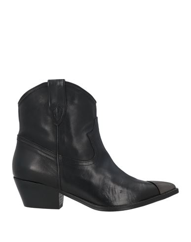J D Julie Dee Woman Ankle Boots Black Size 10 Soft Leather