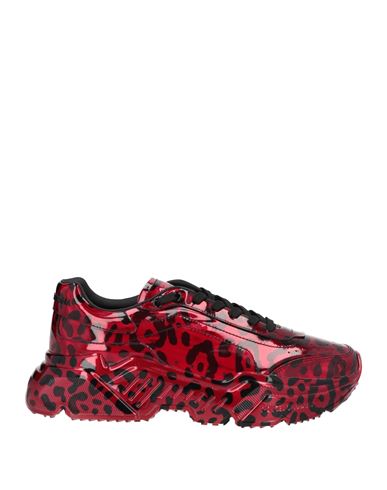 Dolce & Gabbana Man Sneakers Red Size 9 Calfskin