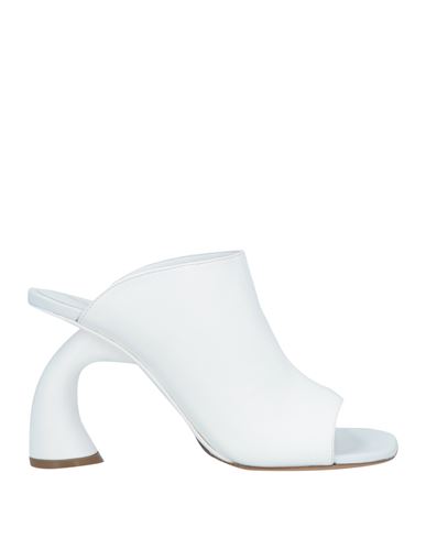 Shop Dries Van Noten Woman Sandals White Size 8 Soft Leather