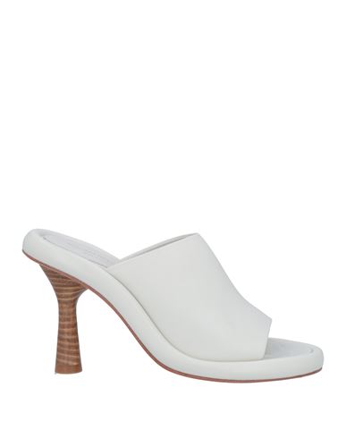 Paloma Barceló Woman Sandals Light Grey Size 6 Soft Leather