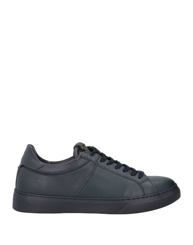 Shop Baldinini Man Sneakers Midnight Blue Size 9 Calfskin
