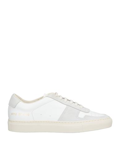 Shop Common Projects Woman By  Woman Sneakers White Size 8 Leather