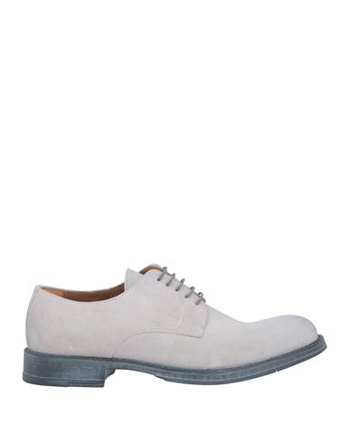 Berna Man Lace-up Shoes Grey Size 12 Soft Leather