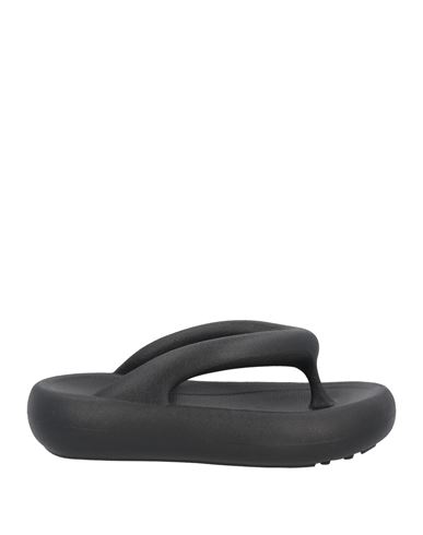 Shop Axel Arigato Woman Thong Sandal Black Size 6.5 Rubber
