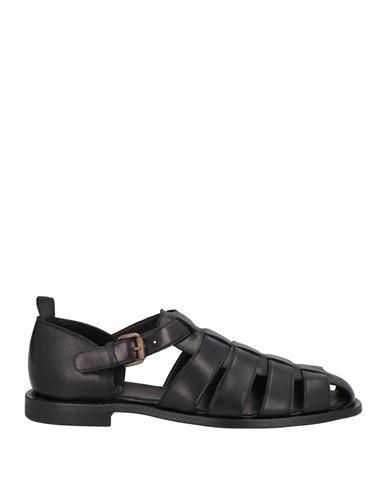 Shop Alexander Hotto Man Sandals Black Size 11 Soft Leather