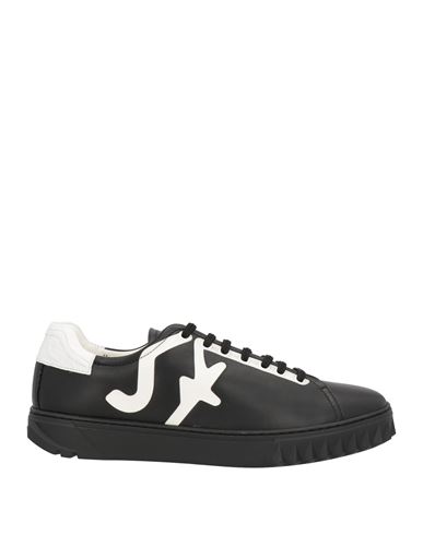 Ferragamo Man Sneakers Black Size 11.5 Calfskin