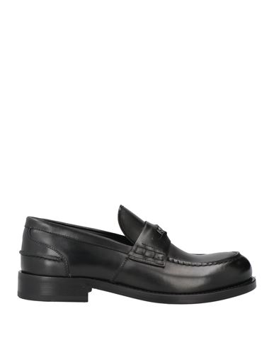 Roberto Cavalli Man Loafers Black Size 13 Soft Leather