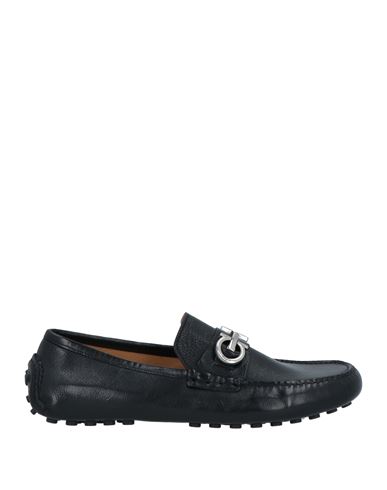 Ferragamo Man Loafers Black Size 6 Soft Leather