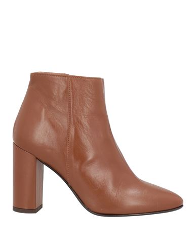 Rebel Queen Woman Ankle Boots Tan Size 10 Soft Leather In Brown