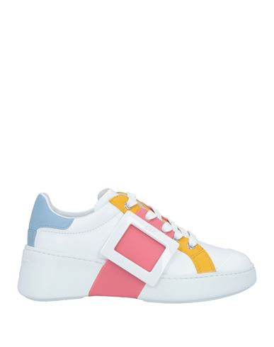 Roger Vivier Woman Sneakers White Size 9 Soft Leather